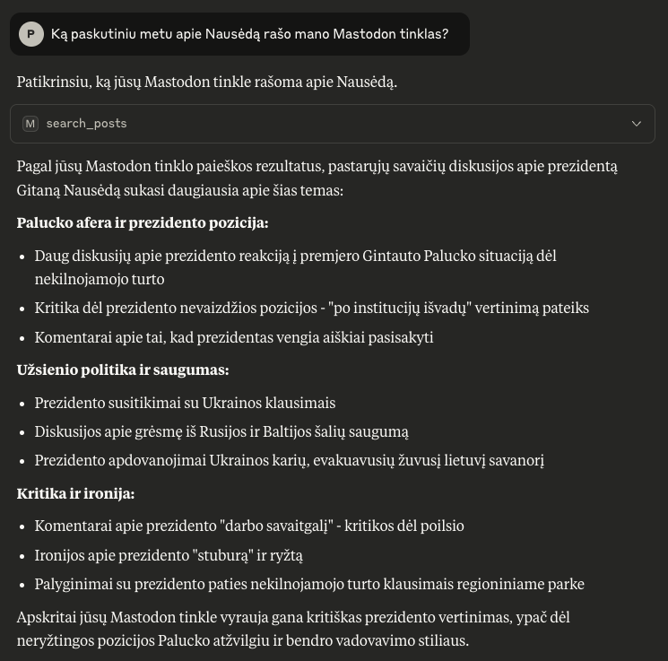 Pokalbis su dirbtiniu intelektu apie tai, ką mano burbule šneka apie Nausėdą
